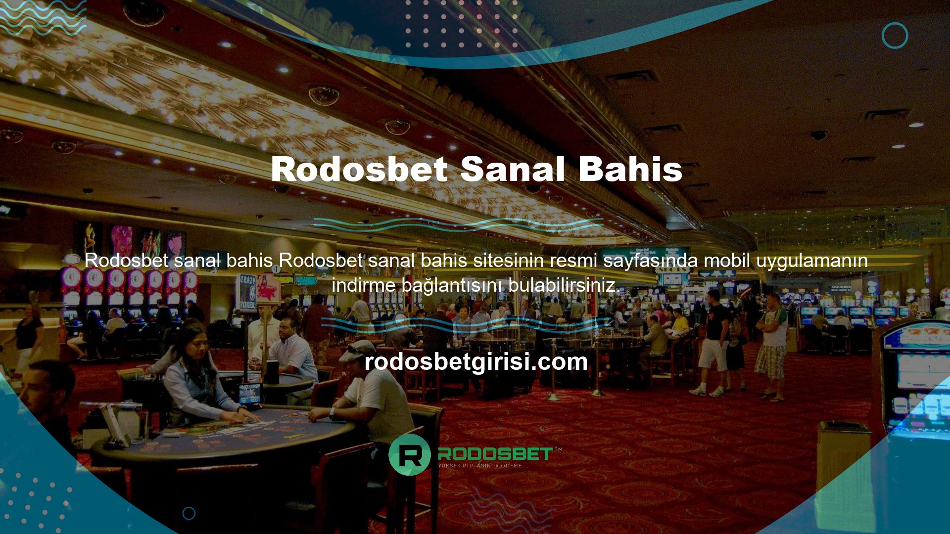 Rodosbet web sitesi, Android ve iOS cihazlar için mobil uygulamalar sunmak üzere sürekli olarak gelişiyor ve bu siteyi tüm gençlik ortamlarının erişimine uygun hale getiriyor